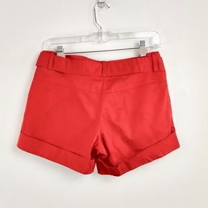 The Limited Shorts - The Limited Drew Fit Tie Belt Cherry Red Shorts 6 The Limited Shorts - The Limited Drew Fit Tie Belt Cherry Red Shorts 6